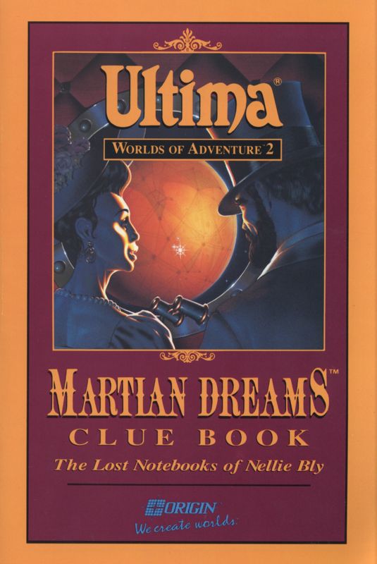 Extras for Ultima: Worlds of Adventure 2 - Martian Dreams (Macintosh and Windows) (GOG.com release): Clue Book - Front