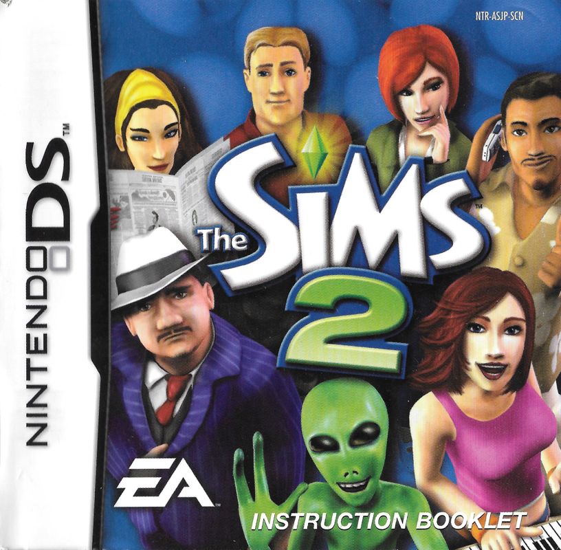 Manual for The Sims 2 (Nintendo DS): Front