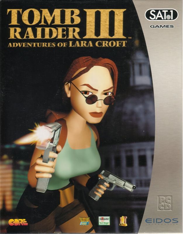 Tomb Raider III: Adventures of Lara Croft cover or packaging material ...