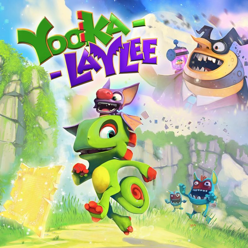 Front Cover for Yooka-Laylee (PlayStation 4) (download release)
