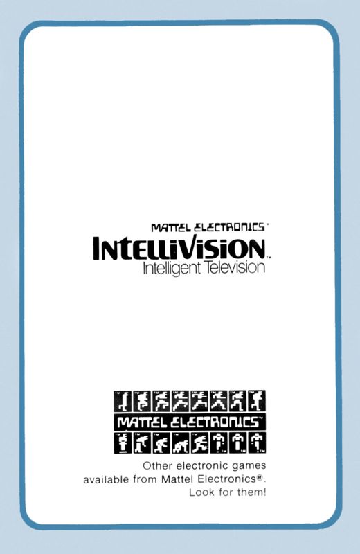 Manual for Sea Battle (Intellivision): Back