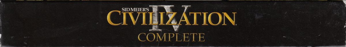 Spine/Sides for Sid Meier's Civilization IV: Complete (Windows) (Software Pyramide release): Bottom