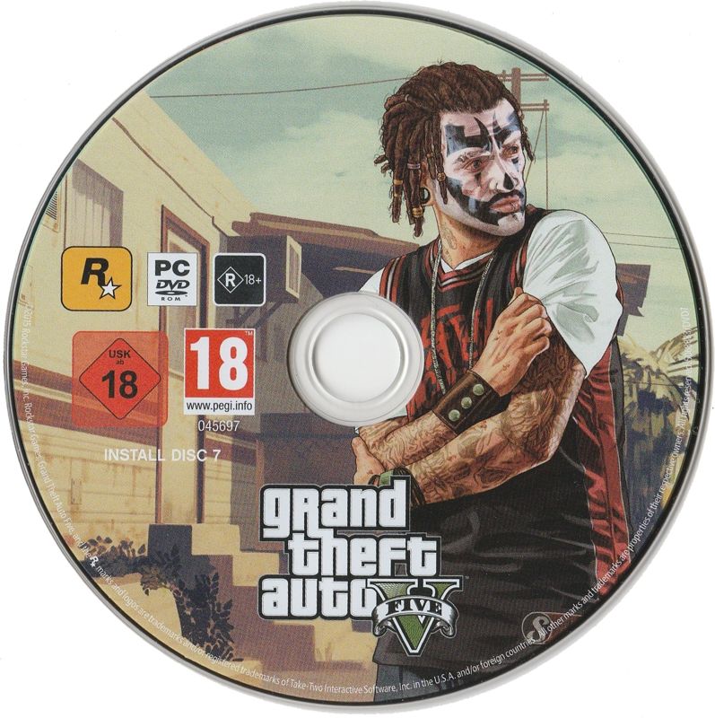 Media for Grand Theft Auto V (Windows): Disc 7