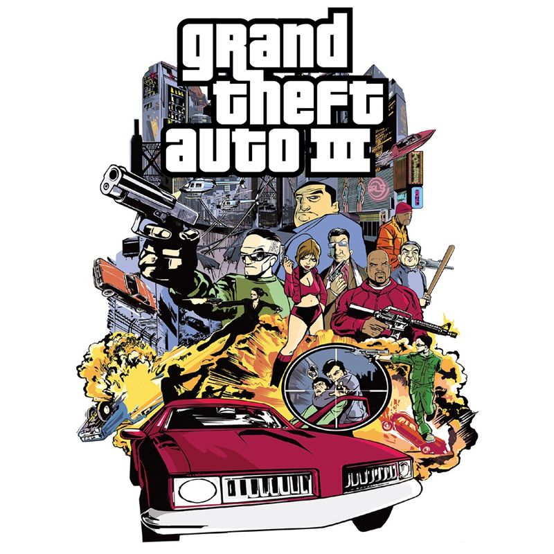 Front Cover for Grand Theft Auto III (PlayStation 4) (Download release)