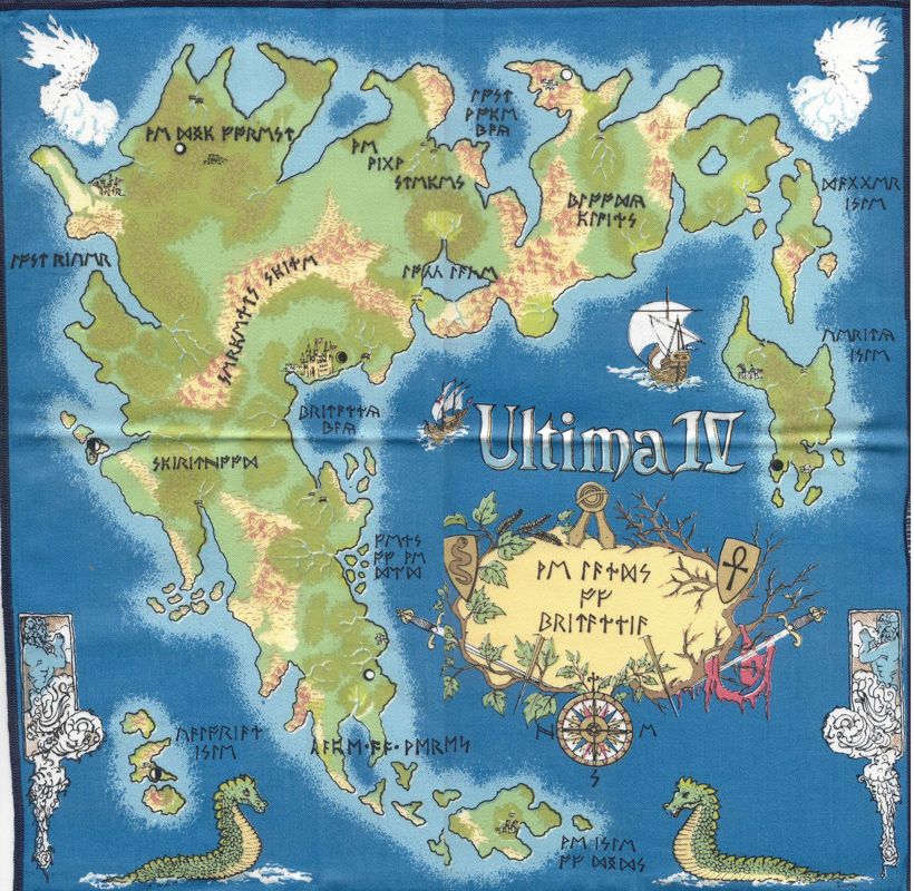 Map for Ultima IV: Quest of the Avatar (Windows) (GOG.com release)
