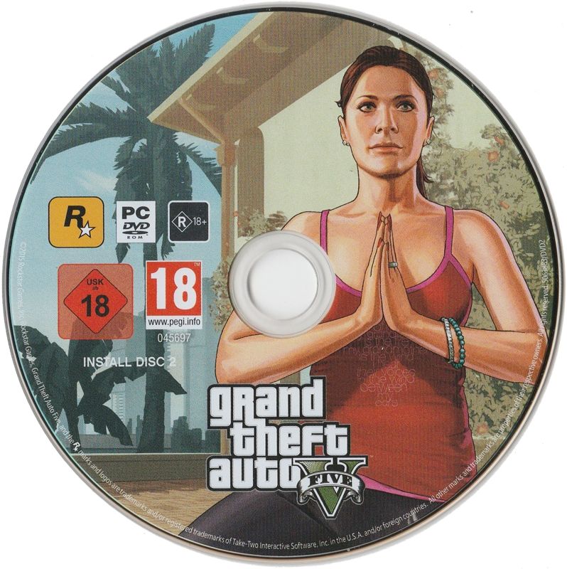Media for Grand Theft Auto V (Windows): Disc 2