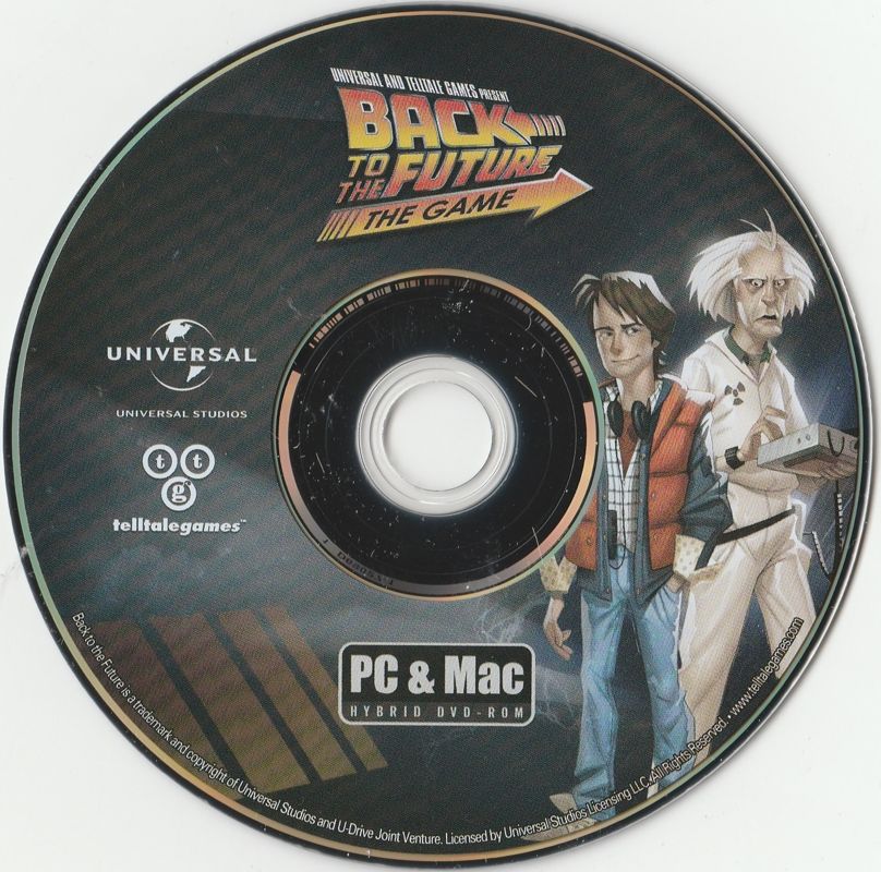 Media for Back to the Future: The Game (Macintosh and Windows) (Import)