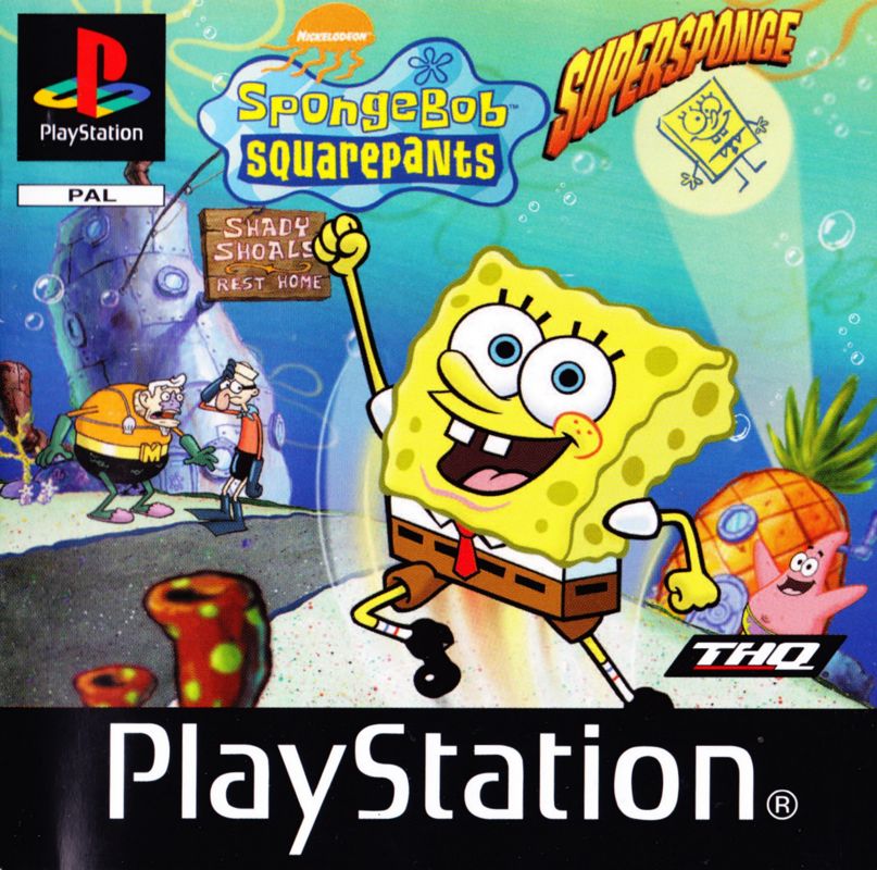 SpongeBob SquarePants: SuperSponge cover or packaging material - MobyGames