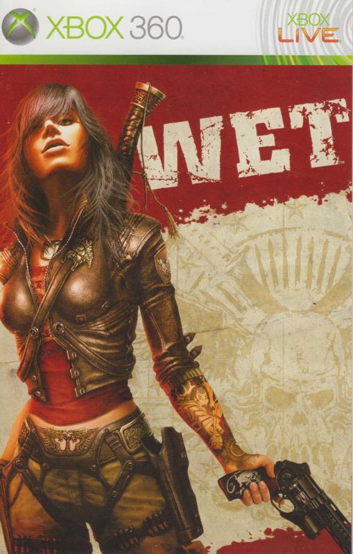 Manual for WET (Xbox 360): front