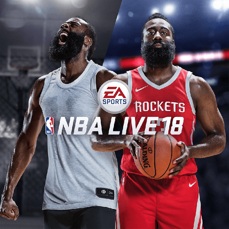 Front Cover for NBA Live 18 (PlayStation 4) (download release)