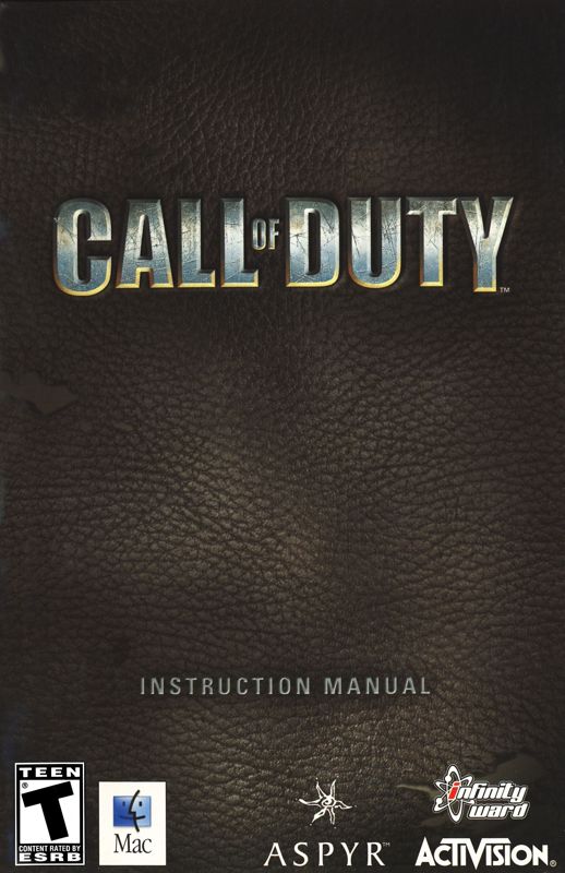 Cod Instructions Call Of Duty Manual Français: Cod Notice D’Utilisation – FLYR