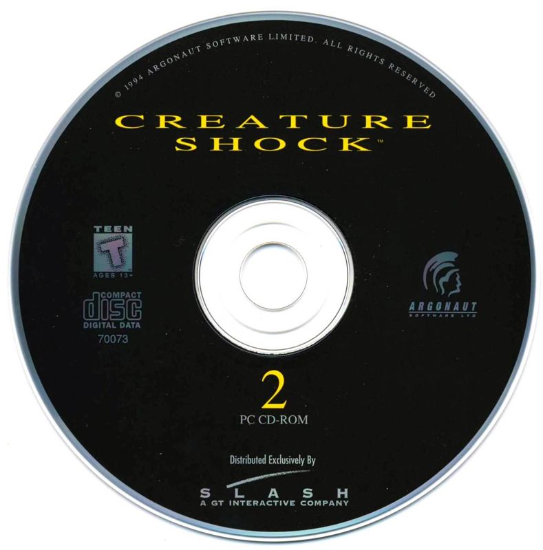 Media for Creature Shock (DOS): Disc 2