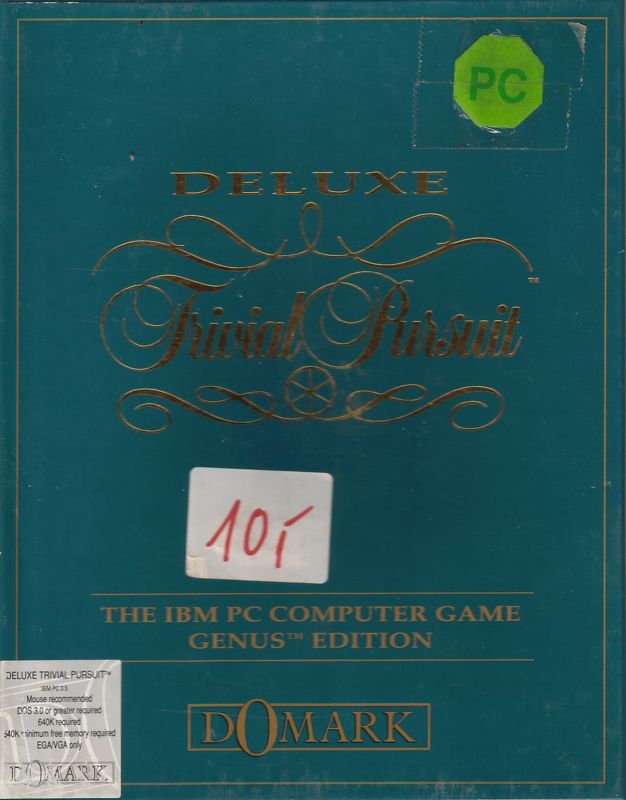 Front Cover for Deluxe Trivial Pursuit (DOS)