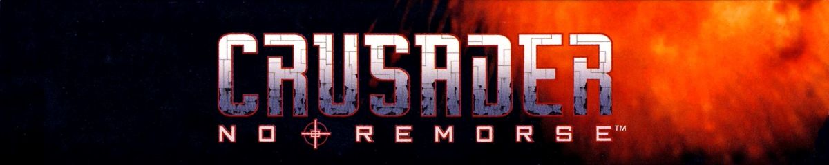 Spine/Sides for Crusader: No Remorse (DOS) (CD-ROM Classics): Top