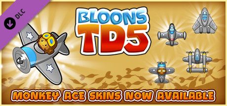 Front Cover for Bloons TD 5: Top Gun Monkey Ace Skin (Macintosh and Windows) (Steam release)