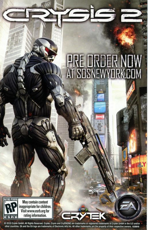 Advertisement for Medal of Honor (Limited Edition) (Windows): Crysis 2