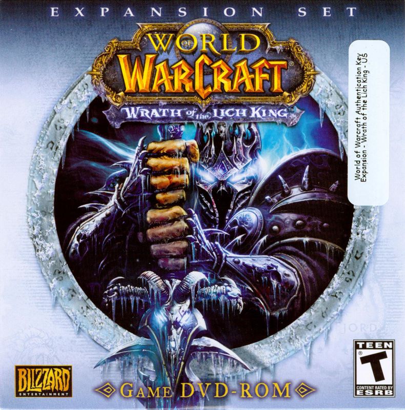 Other for World of WarCraft: Wrath of the Lich King (Macintosh and Windows): CD Sleeve - Front