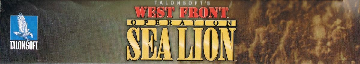 Spine/Sides for TalonSoft's West Front: Operation Sea Lion (Windows): Top