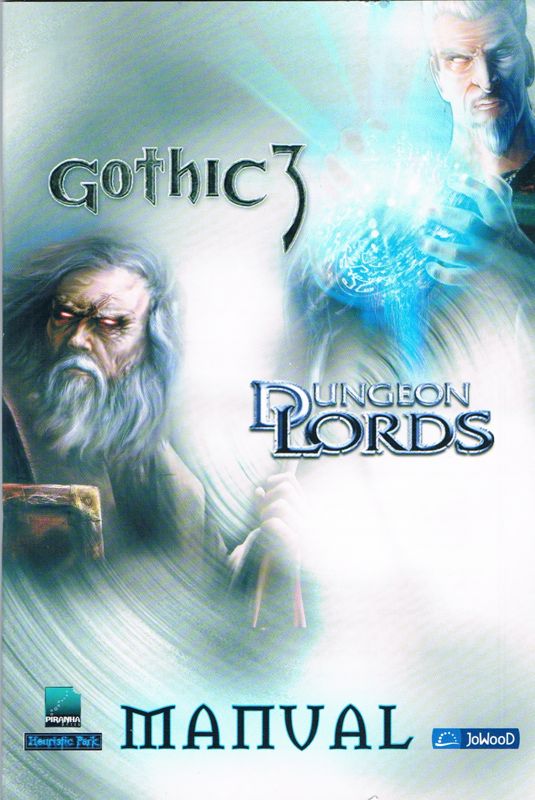 Manual for RPG Game Pack (Windows): Front