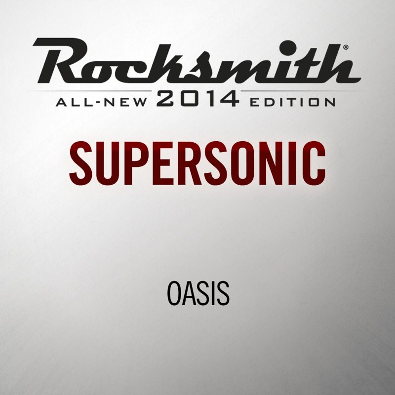 Front Cover for Rocksmith: All-new 2014 Edition - Oasis: Supersonic (PlayStation 3 and PlayStation 4) (download release)
