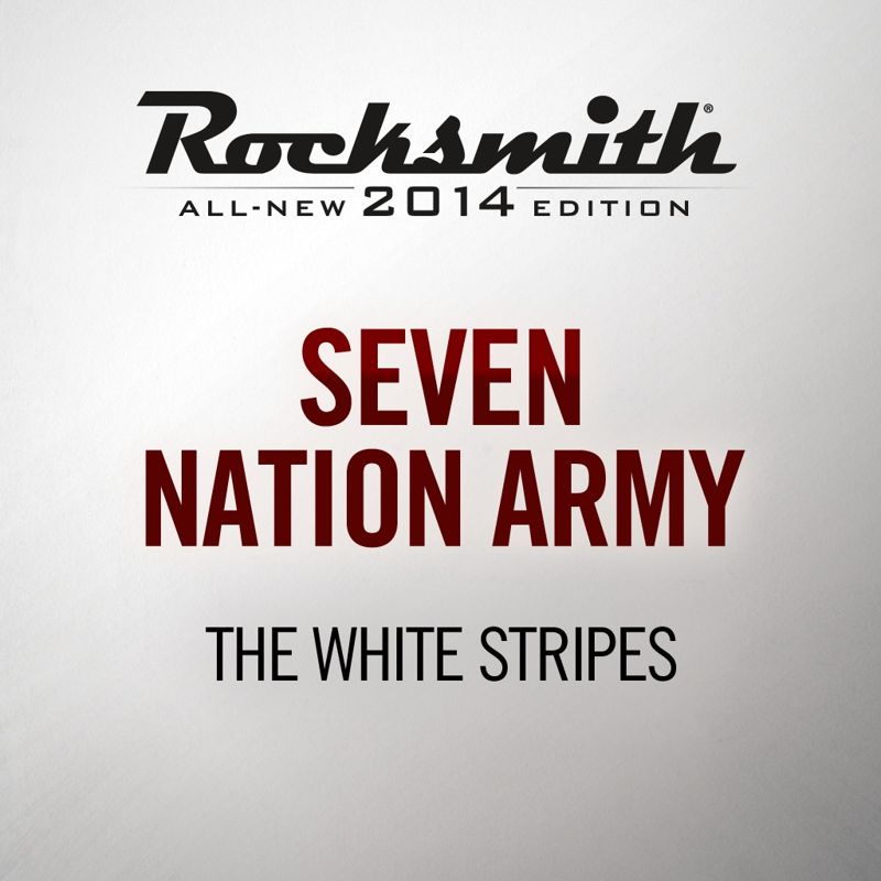 Front Cover for Rocksmith: All-new 2014 Edition - The White Stripes: Seven Nation Army (PlayStation 3 and PlayStation 4) (download release)