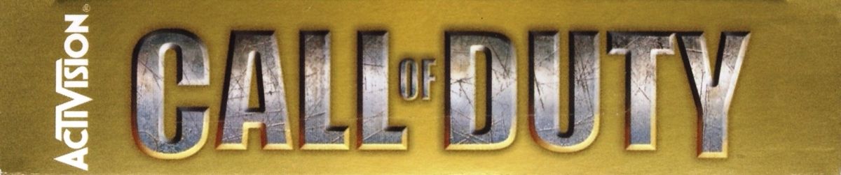Spine/Sides for Call of Duty (Windows) (Game of the Year release): Top