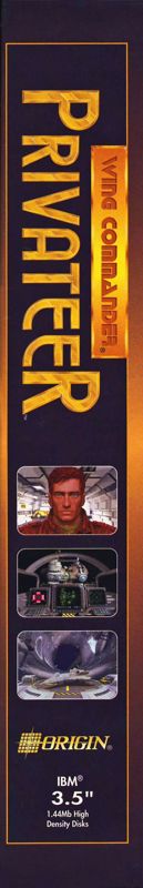 Spine/Sides for Wing Commander: Privateer (DOS): Left