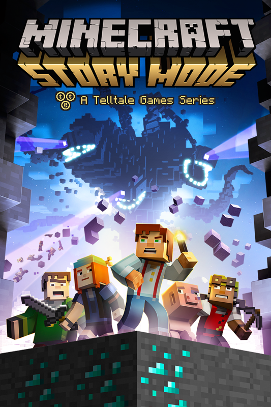 Front Cover for Minecraft: Story Mode - Episode 1: The Order of the Stone (Xbox One) (Download release)