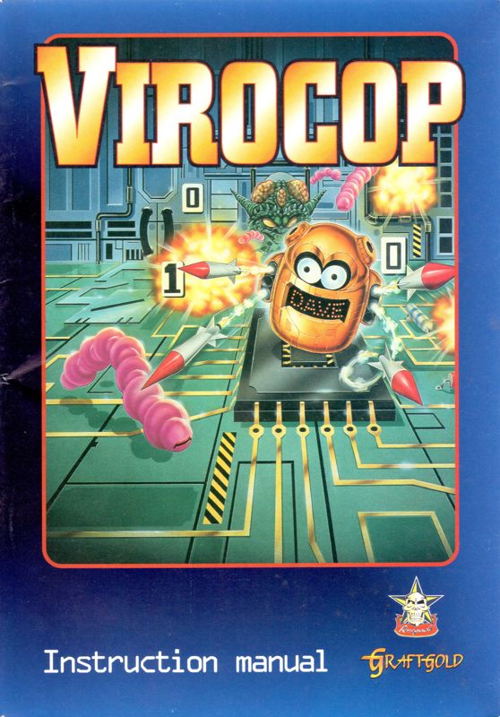 Manual for Virocop (Amiga): Front