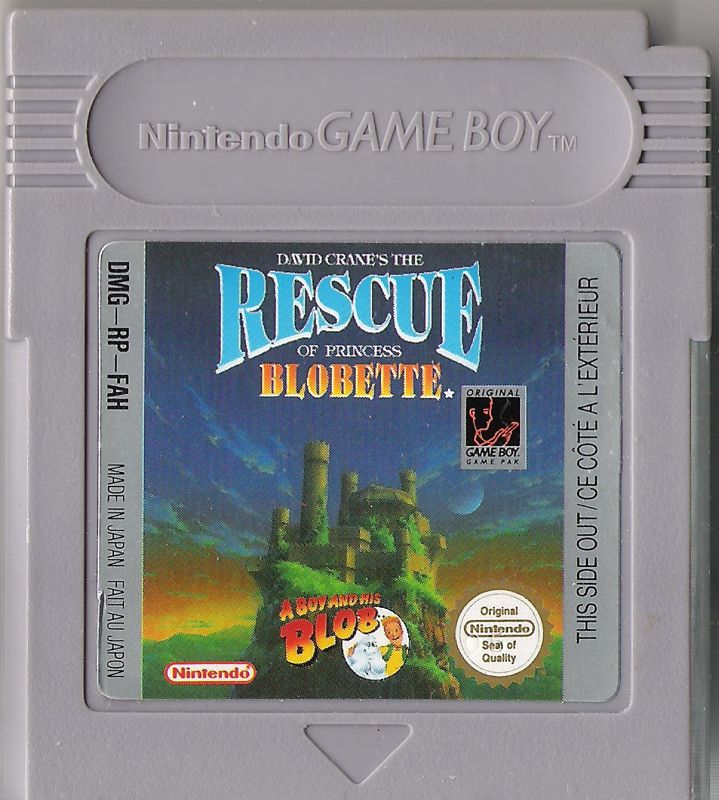 Media for David Crane's The Rescue of Princess Blobette Starring A Boy and his Blob (Game Boy)