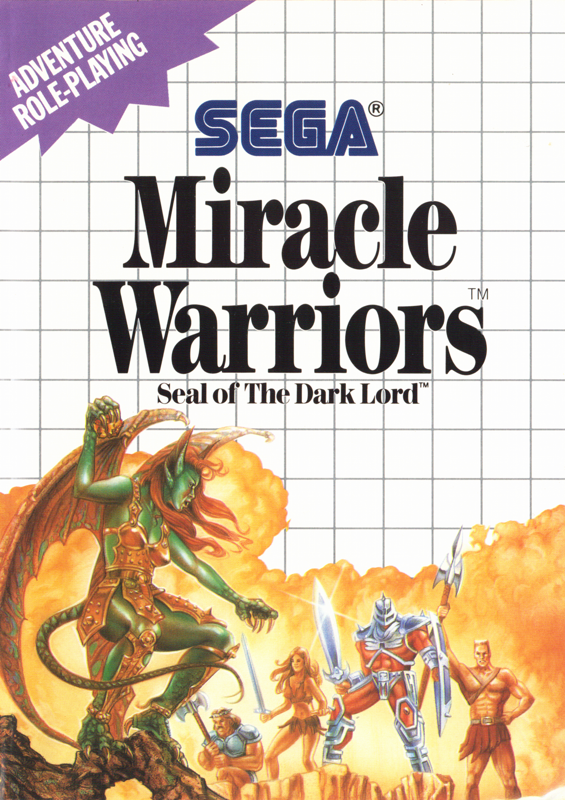 Front Cover for Miracle Warriors: Seal of the Dark Lord (SEGA Master System)