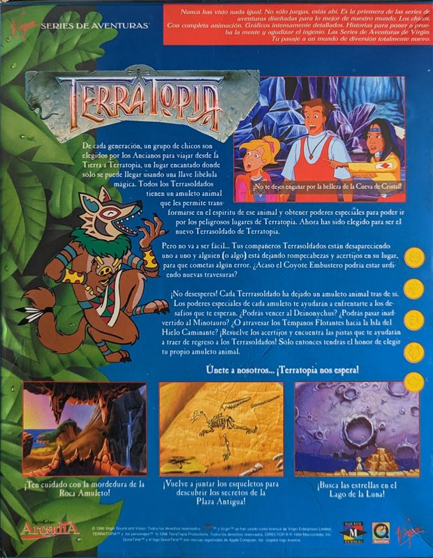 Back Cover for Terratopia (Windows)