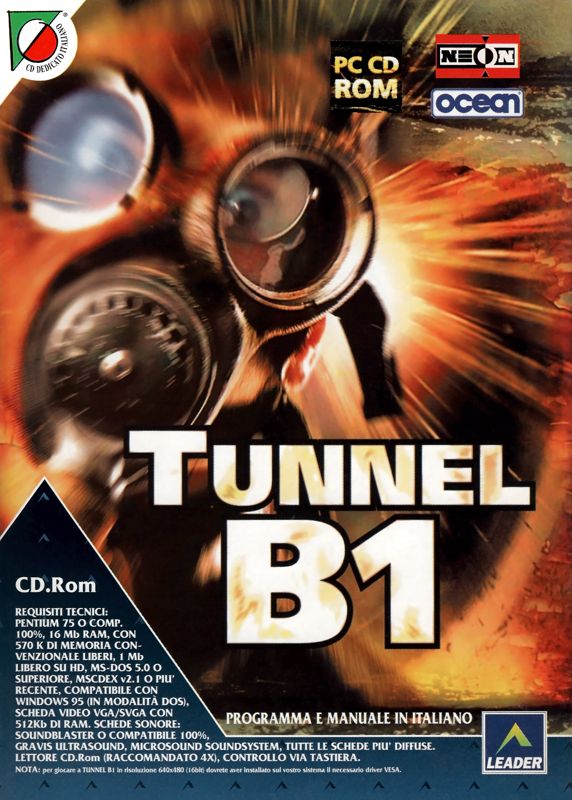 Front Cover for Tunnel B1 (DOS)
