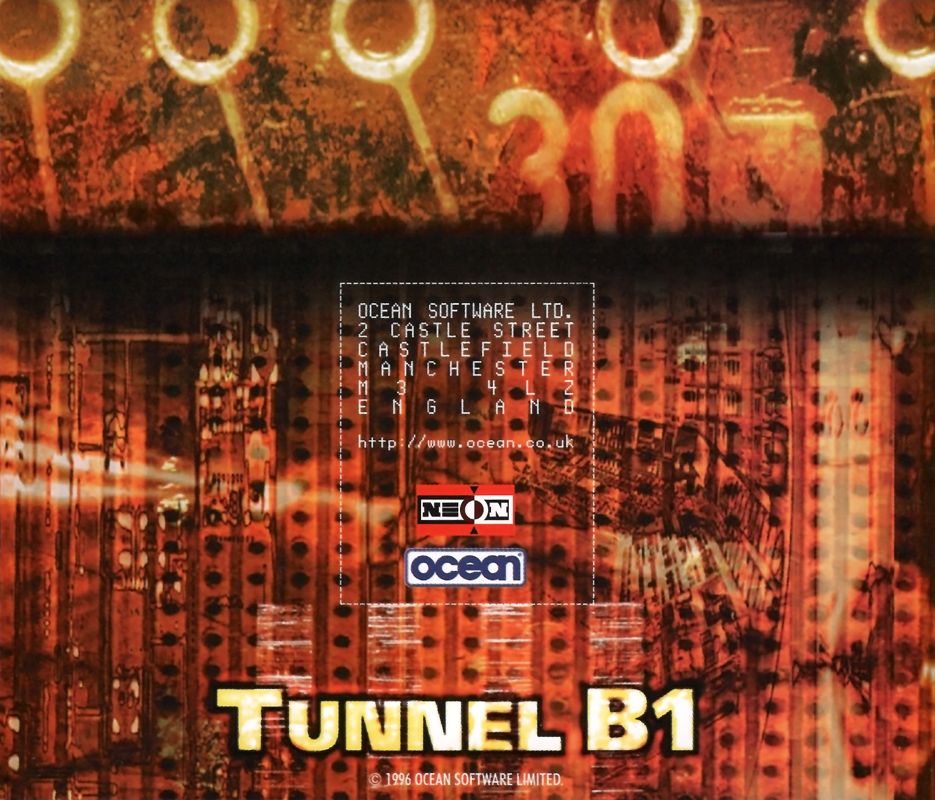Other for Tunnel B1 (DOS): Jewel Case - Back