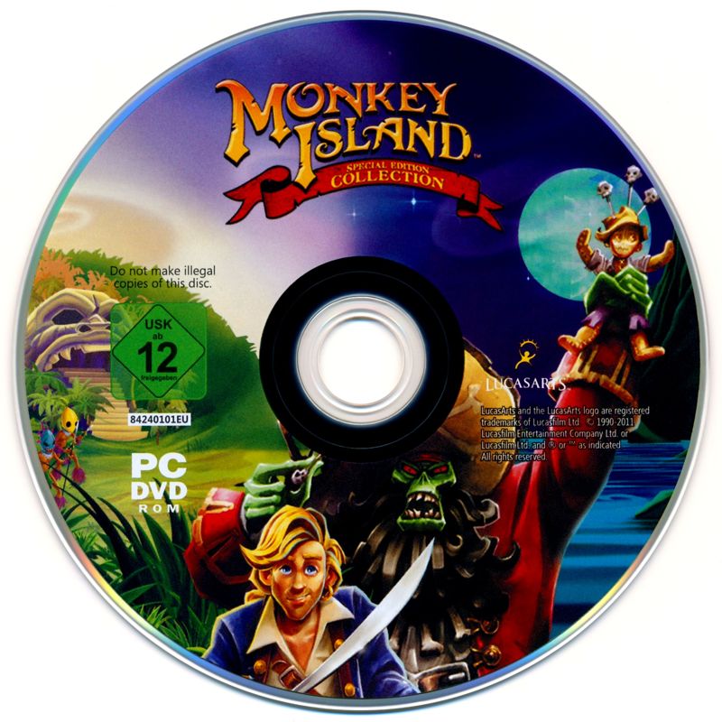 Media for Monkey Island: Special Edition Bundle (Windows): Game Disc