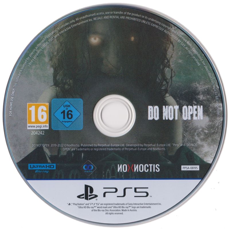 Media for Do Not Open (PlayStation 5)