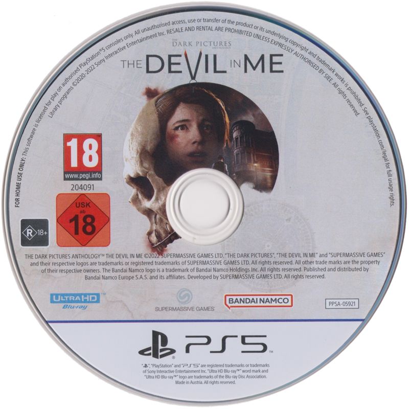 The Dark Pictures Anthology: The Devil in Me - PlayStation 4 em