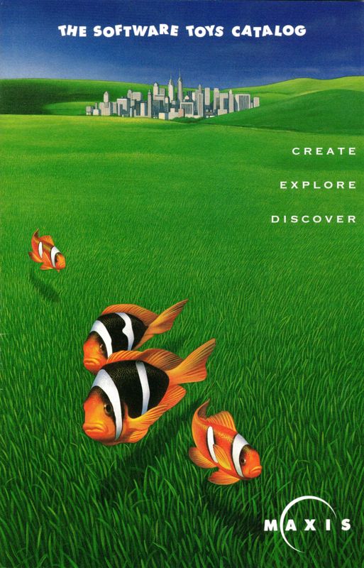 Advertisement for Sim Farm (DOS): Catalog - Front