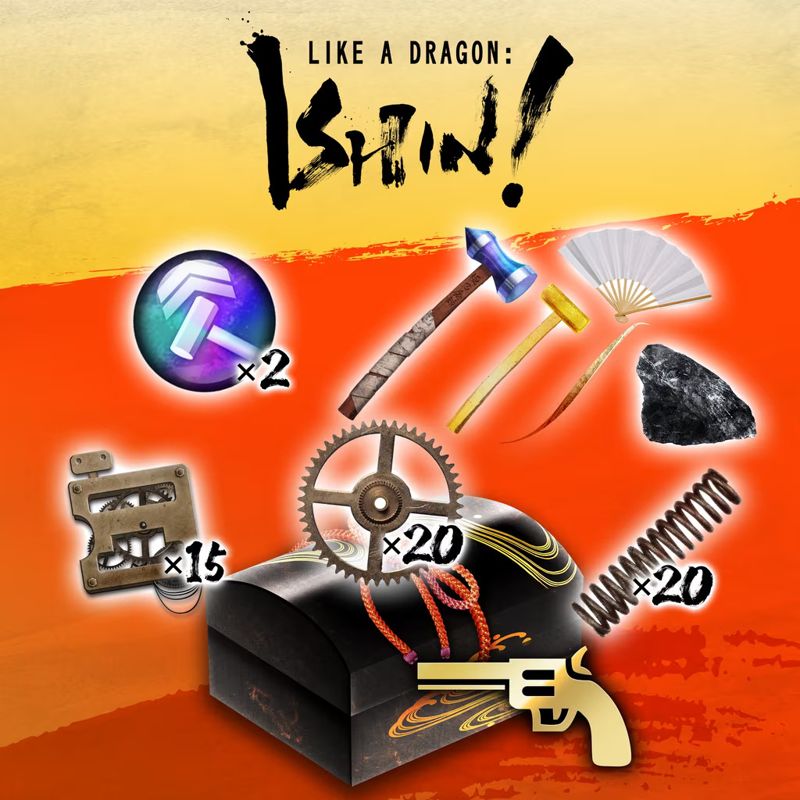 Front Cover for Like a Dragon: Ishin! - Gun Upgrade Materials Kit (PlayStation 4 and PlayStation 5) (download release)