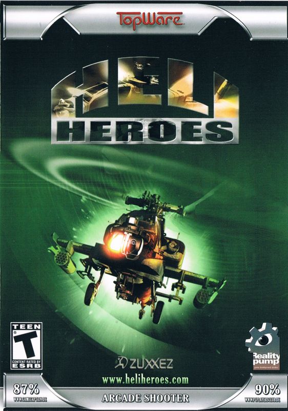 Front Cover for Heli Heroes (Windows) (TopWare release, double-width keep case)