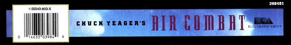Spine/Sides for Chuck Yeager's Air Combat (DOS): Bottom