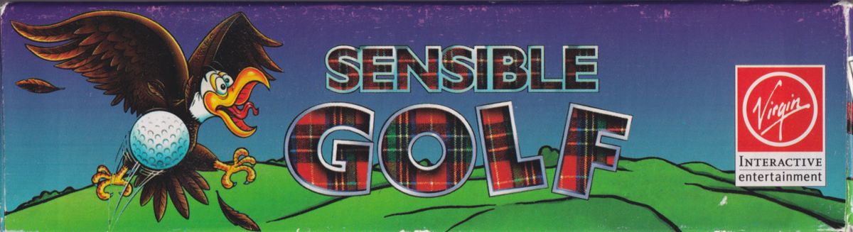 Spine/Sides for Sensible Golf (Amiga): Top / Bottom