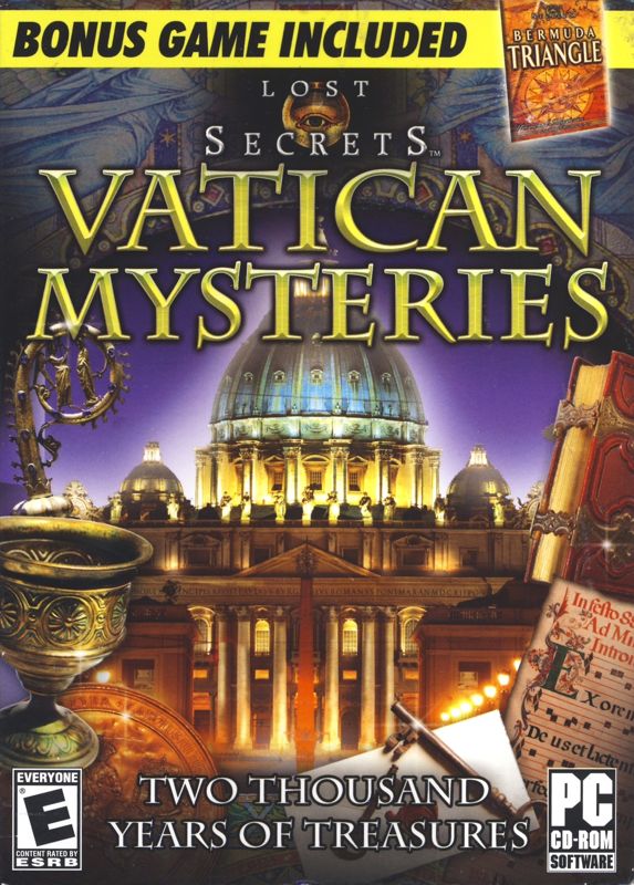 Front Cover for Secrets of the Vatican: The Holy Lance (Windows) (Includes bonus game Bermuda Triangle)