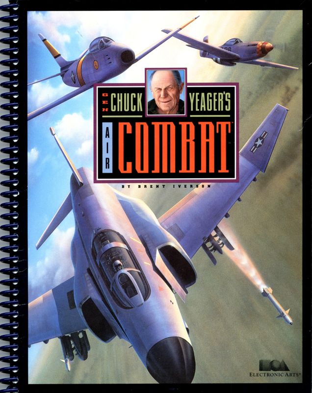 Manual for Chuck Yeager's Air Combat (DOS): Front