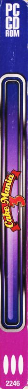 Spine/Sides for Cake Mania 3 (Windows) (Cat#2246 (Micro Application 2008)): Right