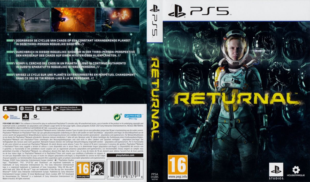 Full Cover for Returnal (PlayStation 5)