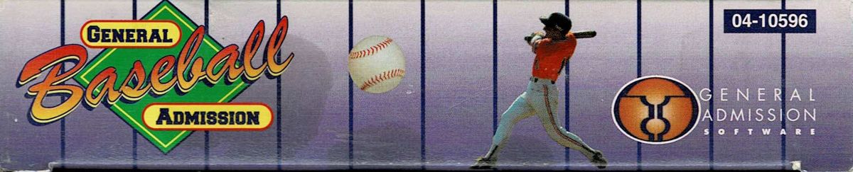 Spine/Sides for MicroLeague Baseball IV (DOS) (CD-ROM release): Bottom