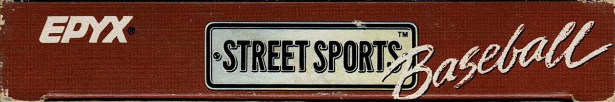 Spine/Sides for Street Sports Baseball (Commodore 64): Bottom
