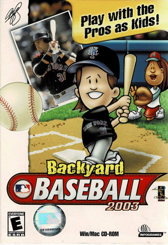 Front Cover for Backyard Baseball 2003 (Macintosh and Windows)