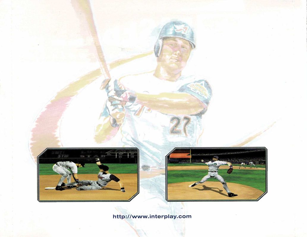Other for VR Baseball 2000 (Windows): Jewel Case - Right Inlay